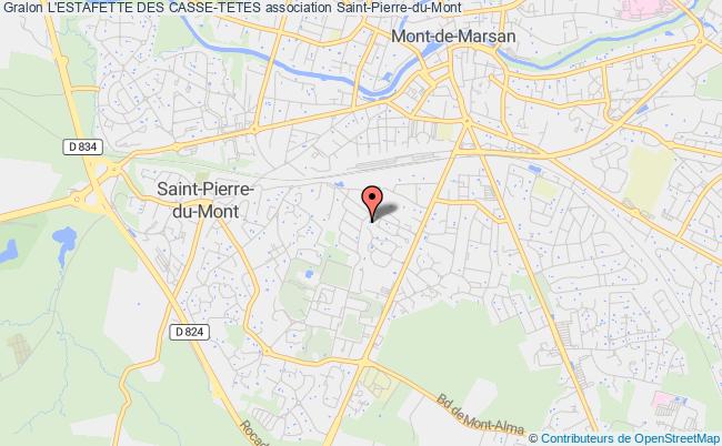plan association L'estafette Des Casse-tetes Saint-Pierre-du-Mont