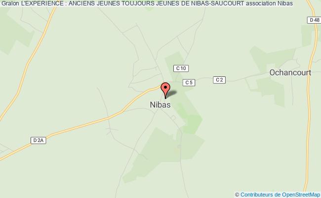 L'EXPERIENCE : ANCIENS JEUNES TOUJOURS JEUNES DE NIBAS-SAUCOURT