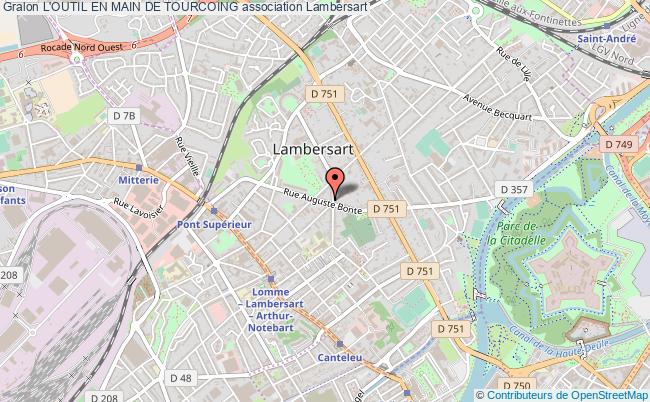plan association L'outil En Main De Tourcoing Lambersart