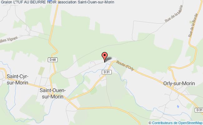 plan association L'?uf Au Beurre Noir Saint-Ouen-sur-Morin