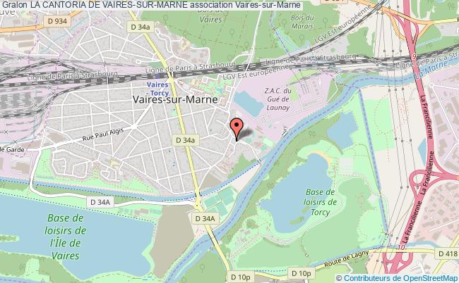plan association La Cantoria De Vaires-sur-marne Vaires-sur-Marne
