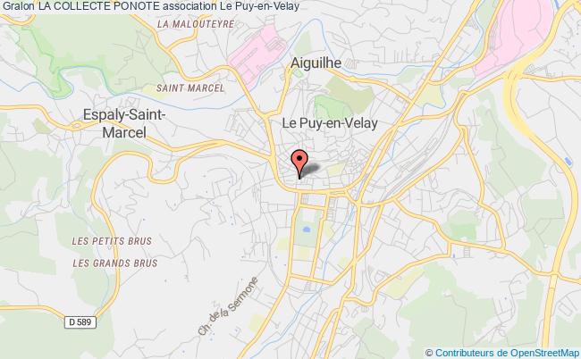 plan association La Collecte Ponote Puy-en-Velay