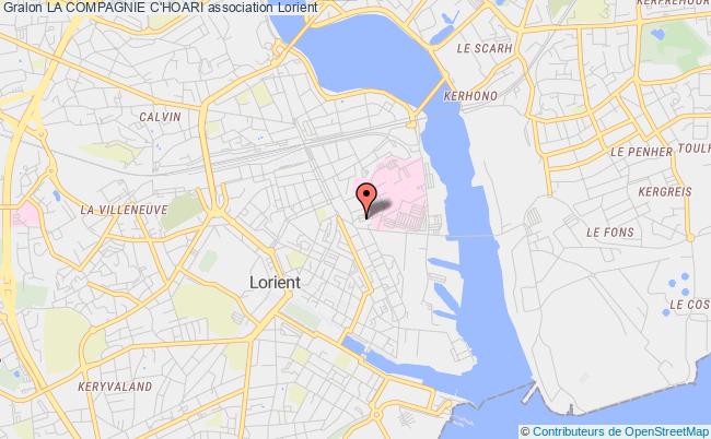 plan association La Compagnie C'hoari Lorient