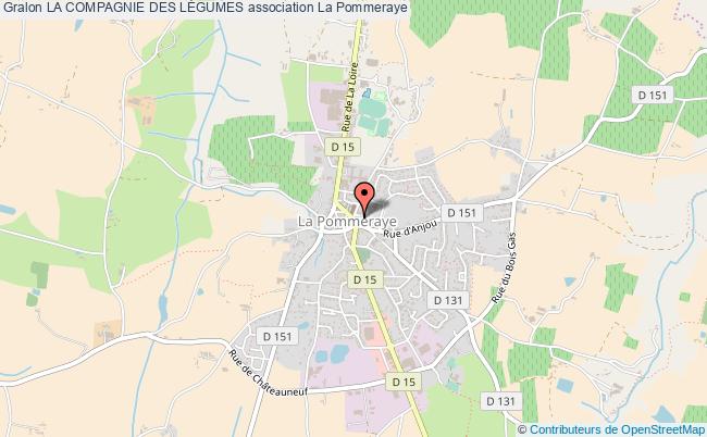 plan association La Compagnie Des LÉgumes Mauges-sur-Loire