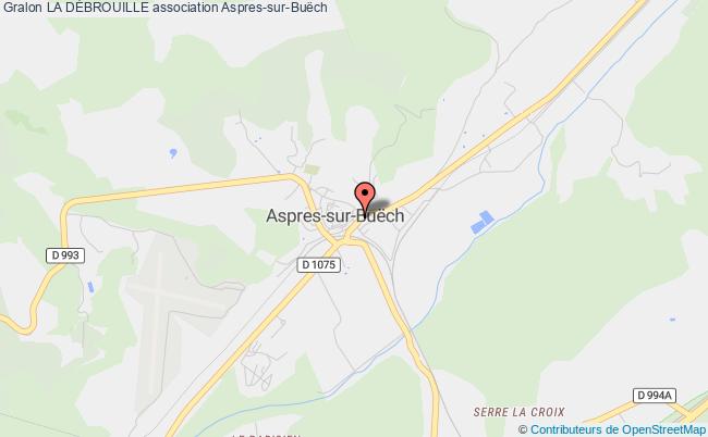 plan association La DÉbrouille Aspres-sur-Buëch