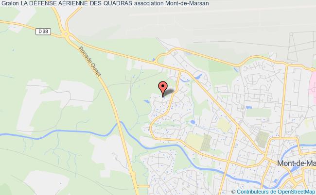 plan association La DÉfense AÉrienne Des Quadras Mont-de-Marsan