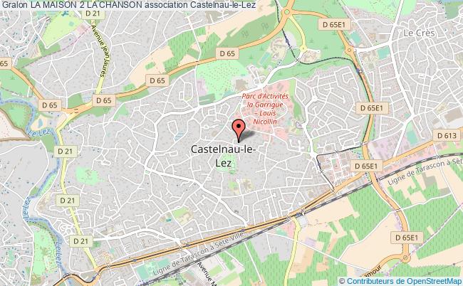 plan association La Maison 2 La Chanson Castelnau-le-Lez