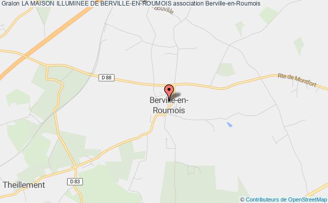 plan association La Maison Illuminee De Berville-en-roumois Berville-en-Roumois