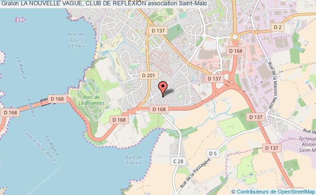 plan association La Nouvelle Vague, Club De Reflexion Saint-Malo