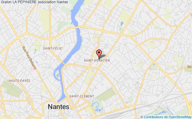 plan association La PÉpiniÈre Nantes