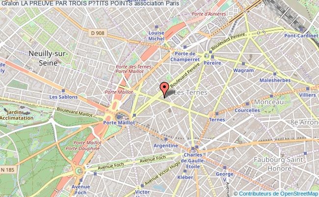 plan association La Preuve Par Trois P?tits Points Paris
