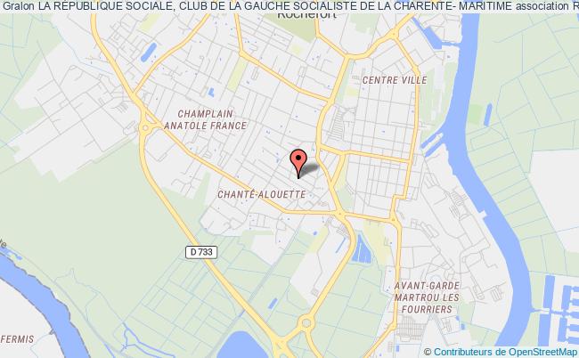 plan association La RÉpublique Sociale, Club De La Gauche Socialiste De La Charente- Maritime Rochefort