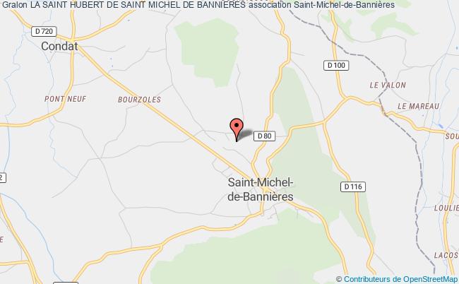 plan association La Saint Hubert De Saint Michel De Bannieres Saint-Michel-de-Bannières