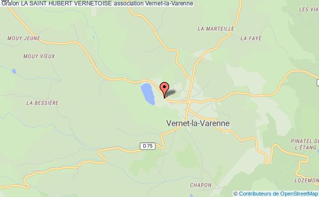 plan association La Saint Hubert Vernetoise Vernet-la-Varenne