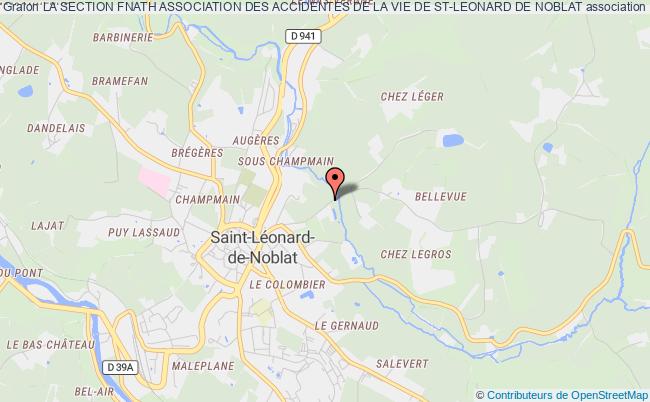 LA SECTION FNATH ASSOCIATION DES ACCIDENTES DE LA VIE DE ST-LEONARD DE NOBLAT