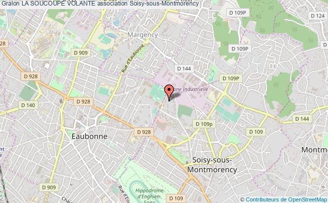 plan association La Soucoupe Volante Soisy-sous-Montmorency