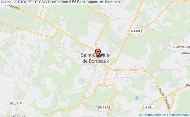 plan association La Troupe De Saint Cap Saint-Caprais-de-Bordeaux