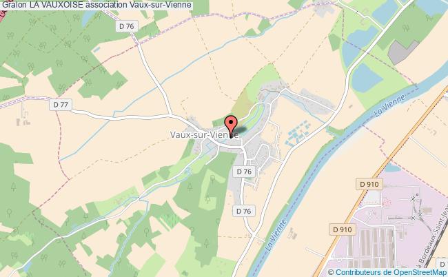 plan association La Vauxoise Vaux-sur-Vienne
