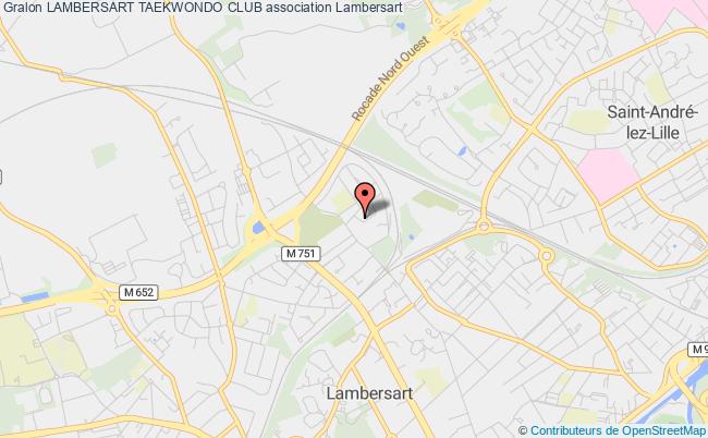 plan association Lambersart Taekwondo Club Lambersart