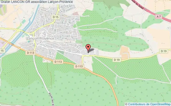 plan association Lancon Gr Lançon-Provence