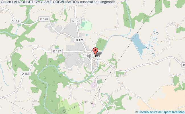 plan association Langonnet Cyclisme Organisation Langonnet