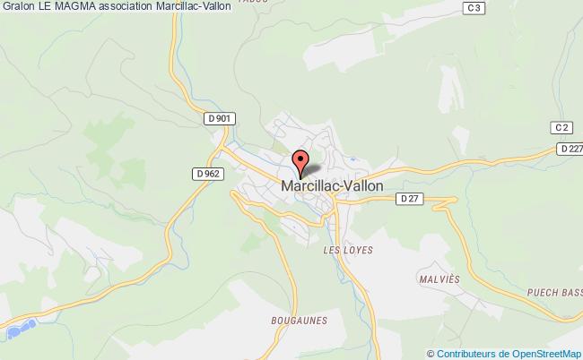plan association Le Magma Marcillac-Vallon
