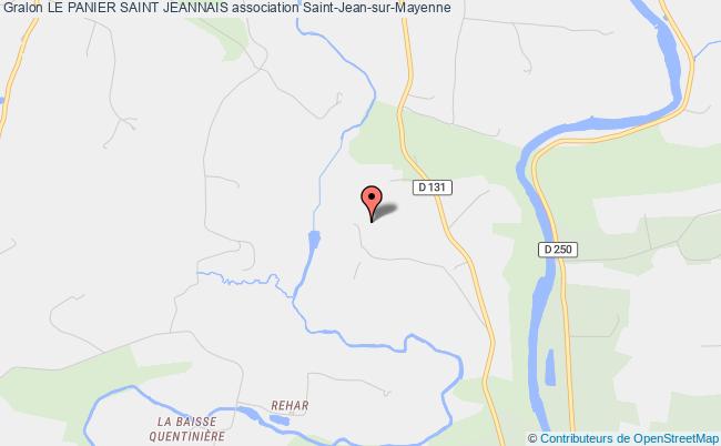 plan association Le Panier Saint Jeannais Saint-Jean-sur-Mayenne