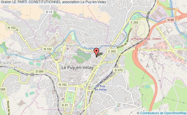 plan association Le Parti Constitutionnel Le    Puy-en-Velay