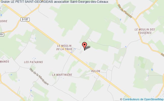 plan association Le Petit Saint-georgeais Saint-Georges-des-Coteaux