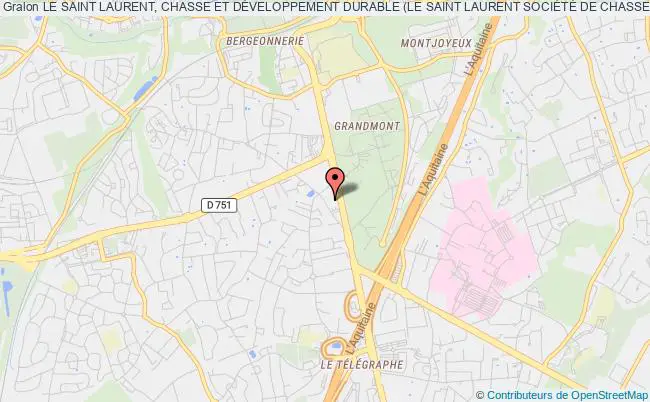 plan association Le Saint Laurent, Chasse Et DÉveloppement Durable (le Saint Laurent SociÉtÉ De Chasse) Chambray-lès-Tours