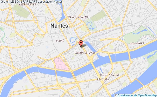 plan association Le Soin Par L'art Nantes