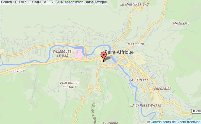 plan association Le Tarot Saint Affricain Saint-Affrique