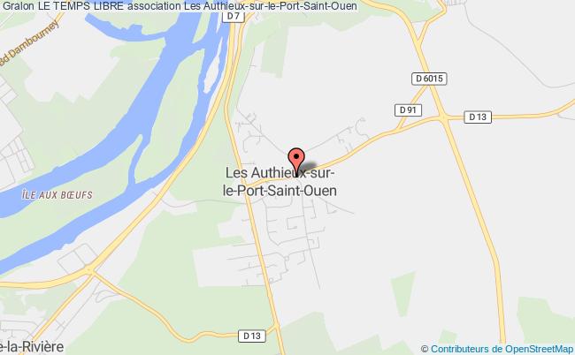 plan association Le Temps Libre Les   Authieux-sur-le-Port-Saint-Ouen