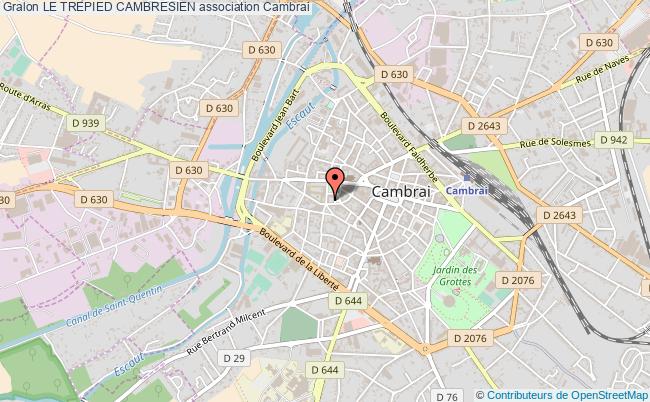 plan association Le Trepied Cambresien Cambrai