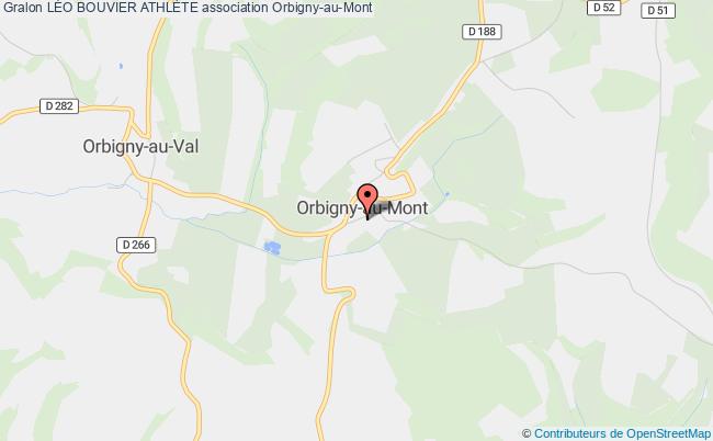 plan association LÉo Bouvier AthlÈte Orbigny-au-Mont