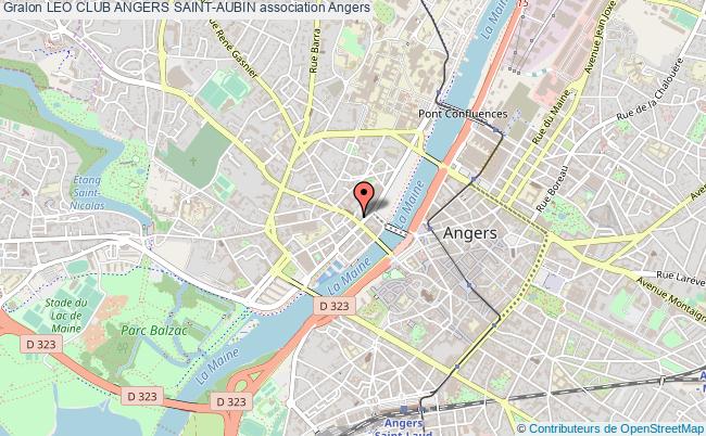 plan association Leo Club Angers Saint-aubin Angers
