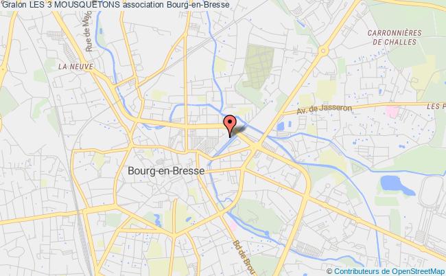 plan association Les 3 Mousquetons Bourg-en-Bresse