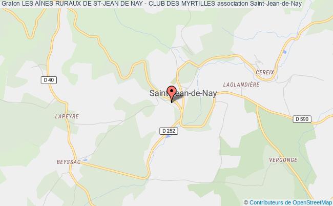 plan association Les AÎnes Ruraux De St-jean De Nay - Club Des Myrtilles Saint-Jean-de-Nay