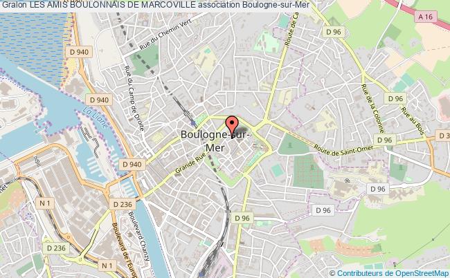 plan association Les Amis Boulonnais De Marcoville Boulogne-sur-Mer