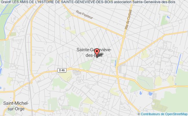 plan association Les Amis De L'histoire De Sainte-genevieve-des-bois Sainte-Geneviève-des-Bois