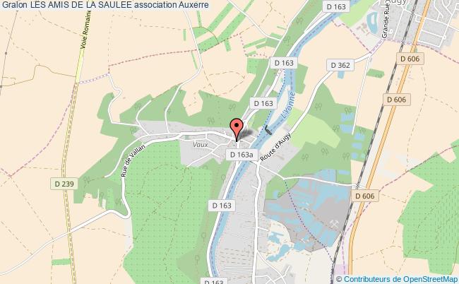 plan association Les Amis De La Saulee Auxerre