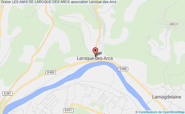 plan association Les Amis De Laroque Des Arcs Laroque-des-Arcs