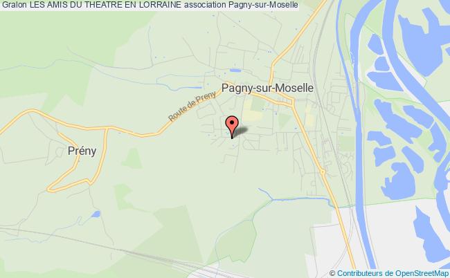 plan association Les Amis Du Theatre En Lorraine Pagny-sur-Moselle