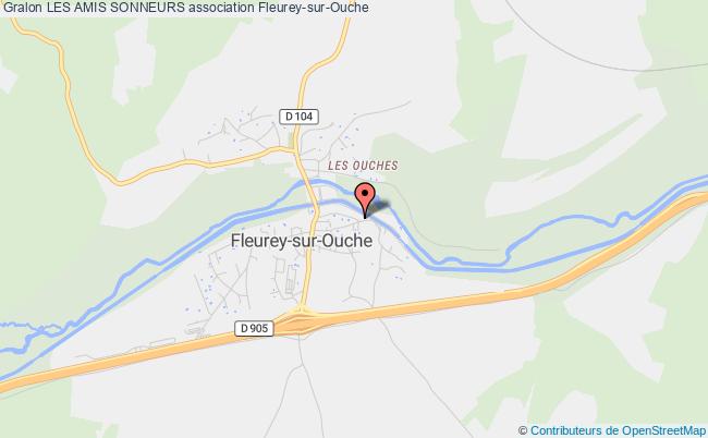 plan association Les Amis Sonneurs Fleurey-sur-Ouche