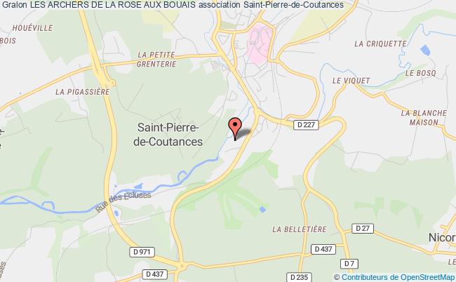 plan association Les Archers De La Rose Aux Bouais Saint-Pierre-de-Coutances