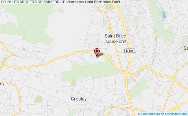 plan association Les Archers De Saint-brice Saint-Brice-sous-Forêt