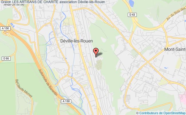 plan association Les Artisans De CharitÉ Déville-lès-Rouen