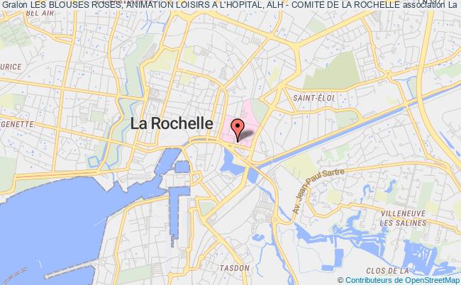 LES BLOUSES ROSES, ANIMATION LOISIRS A L'HOPITAL, ALH - COMITE DE LA ROCHELLE