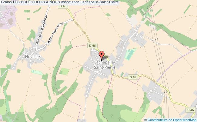 plan association Les Bout'chous & Nous Lachapelle-Saint-Pierre