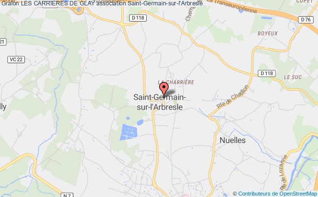 plan association Les Carrieres De Glay Saint-Germain-Nuelles